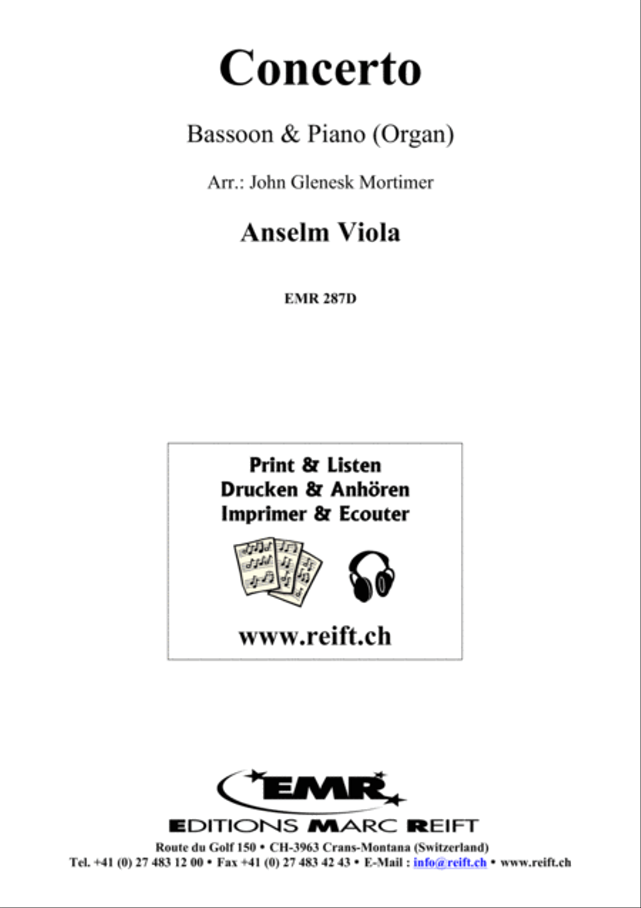 Concerto Bassoon Solo scores gallery preview page 10