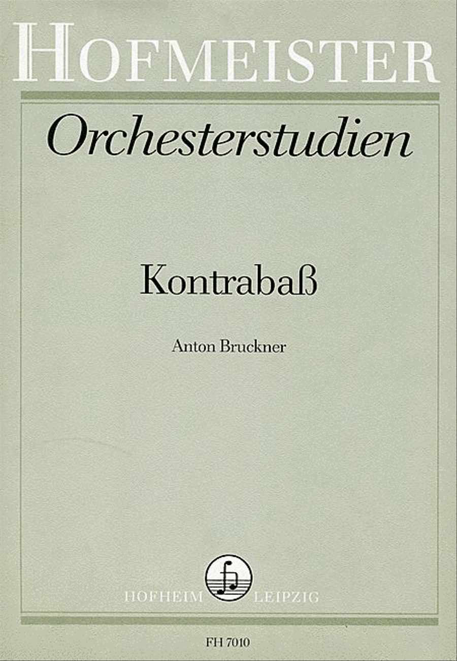 Orchesterstudien für Kontrabass Orchestra scores gallery preview page 1
