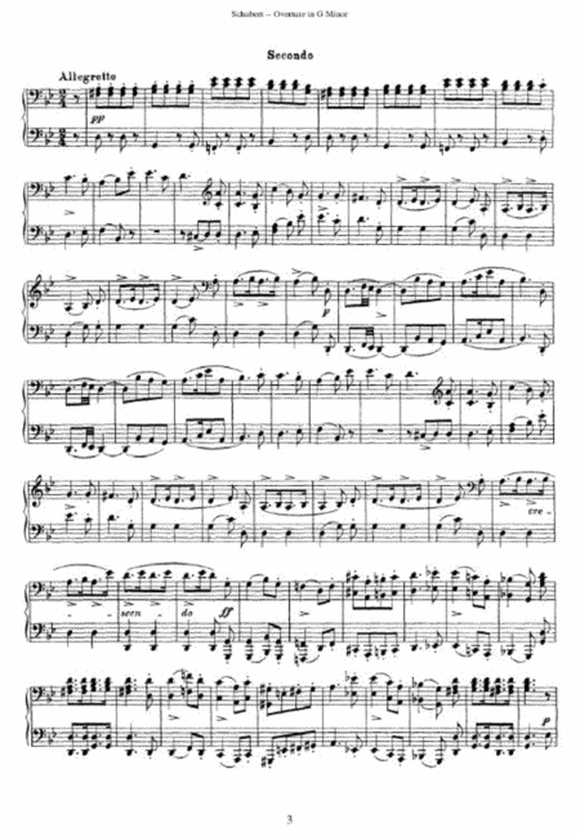 Schubert - Overture in G Minor D. 668