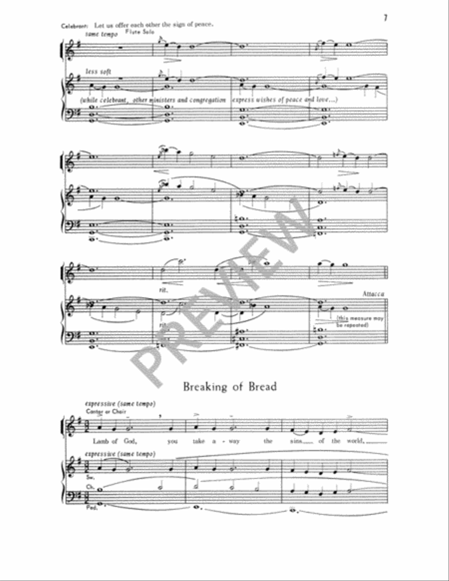Communion Rite Communion Rite 4-Part scores gallery preview page 8