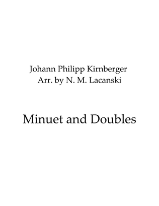 Book cover for Minuet and Doubles