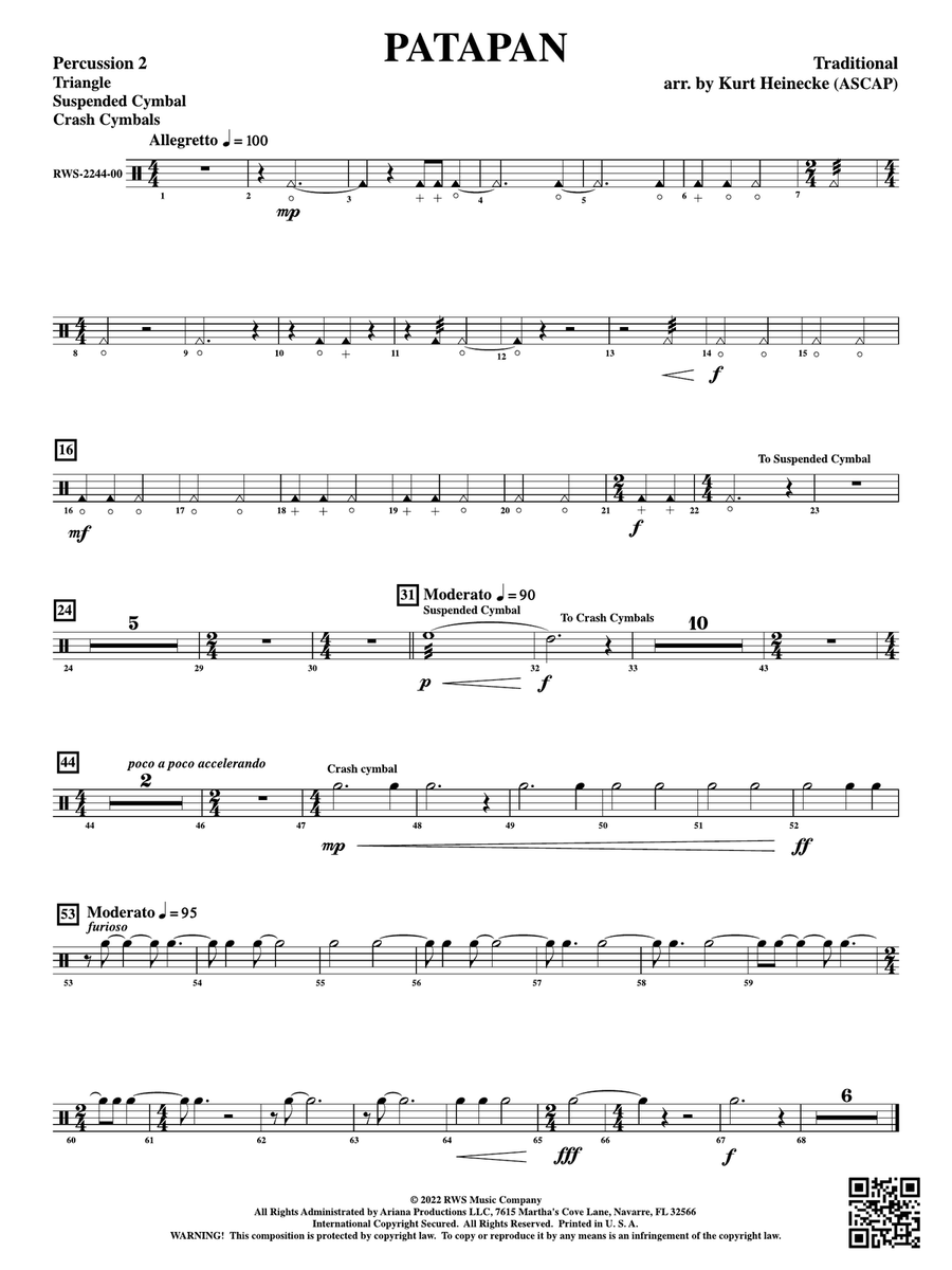 Patapan: 2nd Percussion