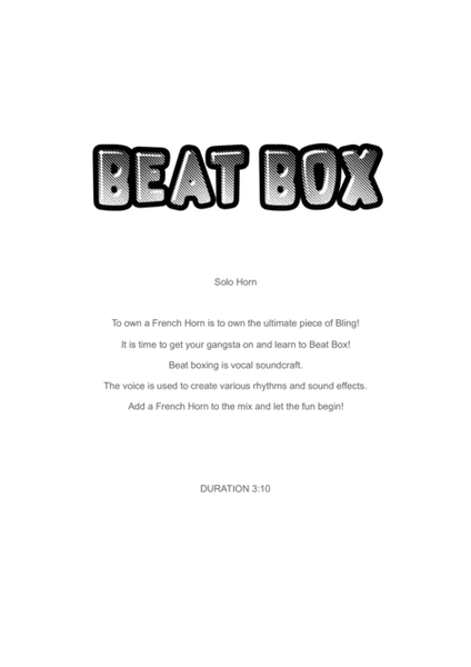 Beatbox image number null