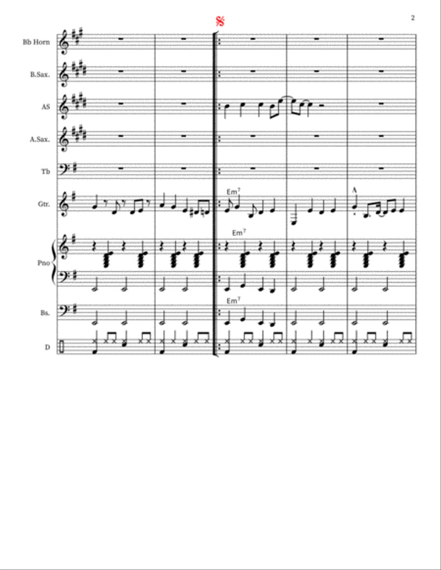 Superstition Small Ensemble scores gallery preview page 2