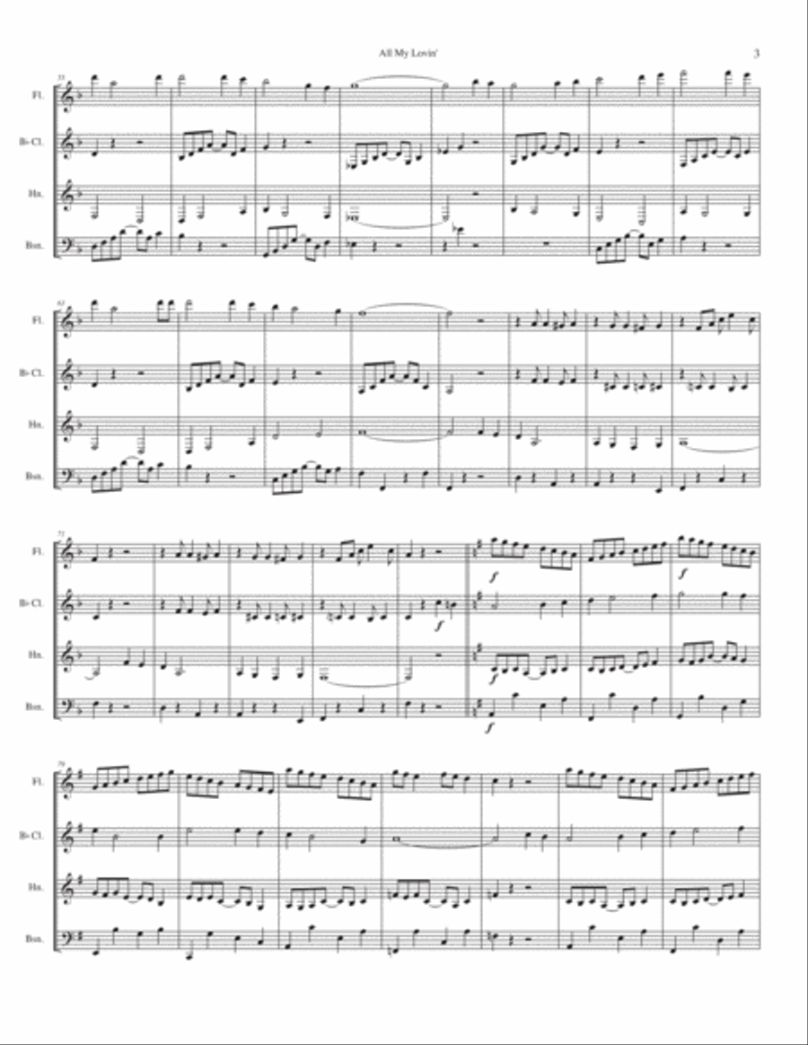 All My Loving Small Ensemble scores gallery preview page 3