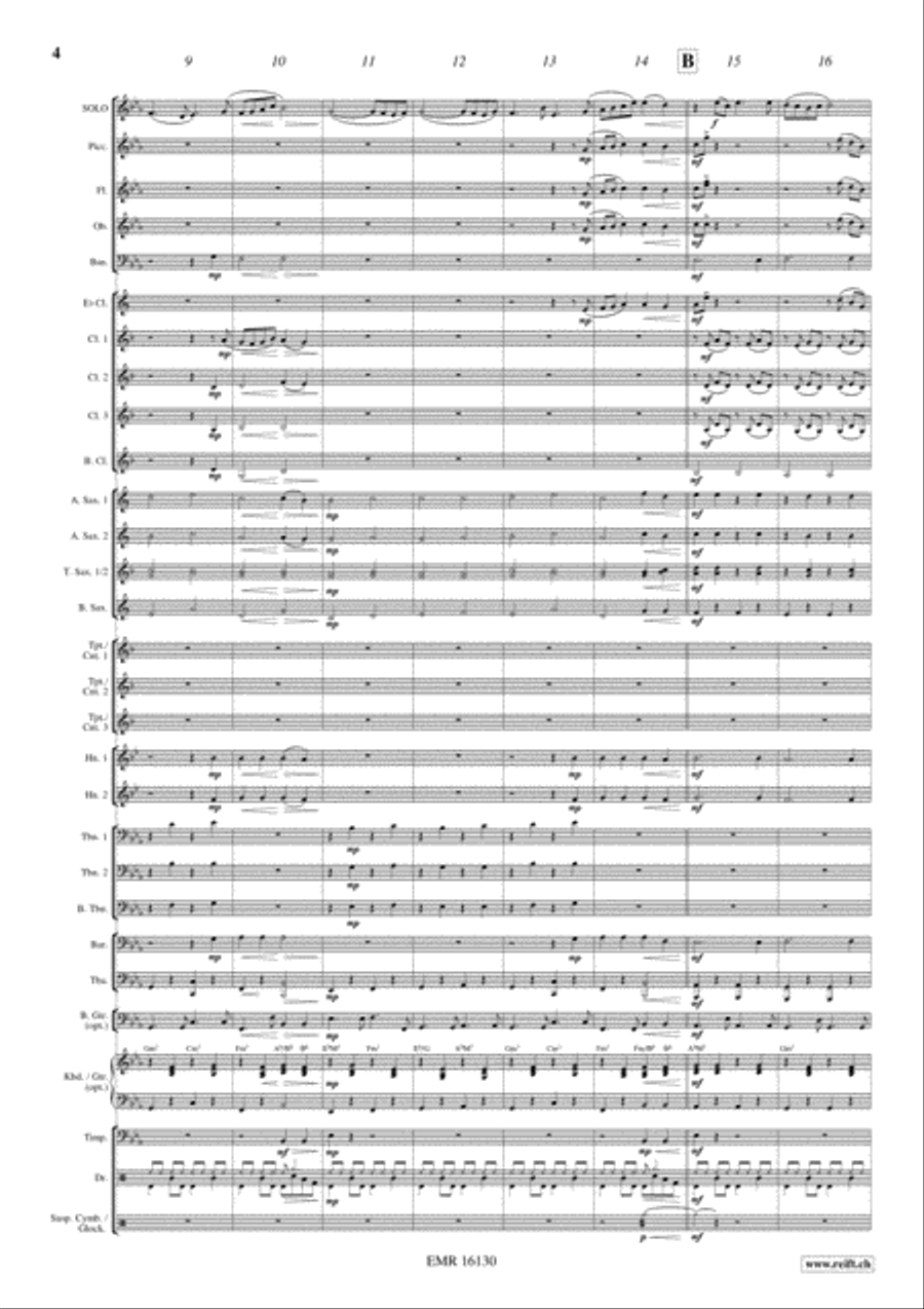 Just One Just One Concert Band scores gallery preview page 5