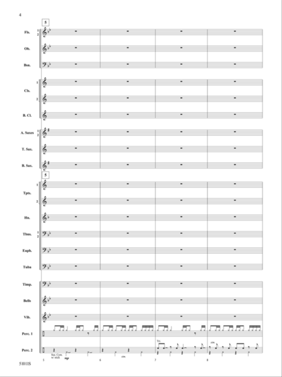 Hi!: Score Concert Band scores gallery preview page 4