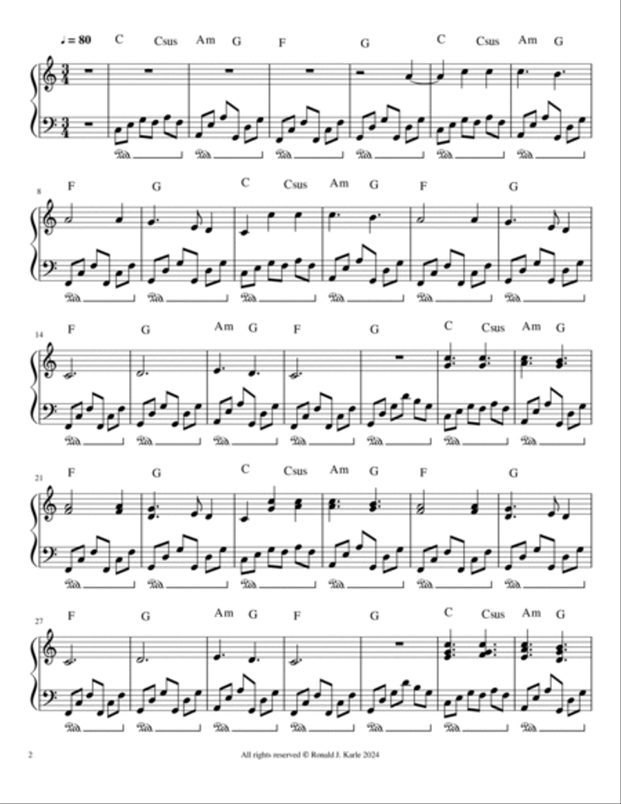 Meditation Six Piano Method scores gallery preview page 2