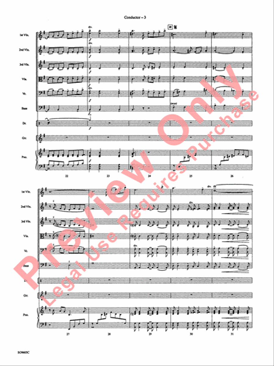 The Shadow of Your Smile (from The Sandpiper) String Orchestra scores gallery preview page 5