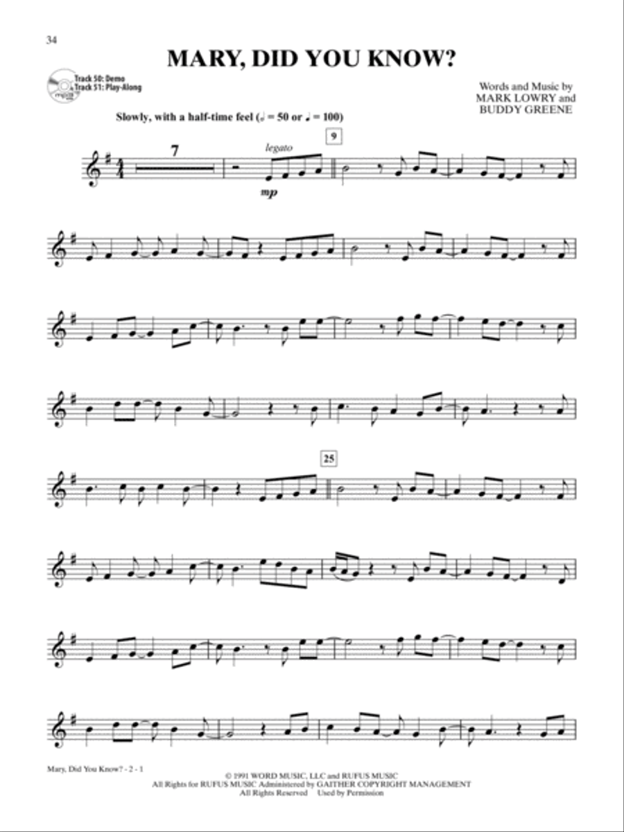 Ultimate Christmas Instrumental Solos Trumpet Solo scores gallery preview page 4