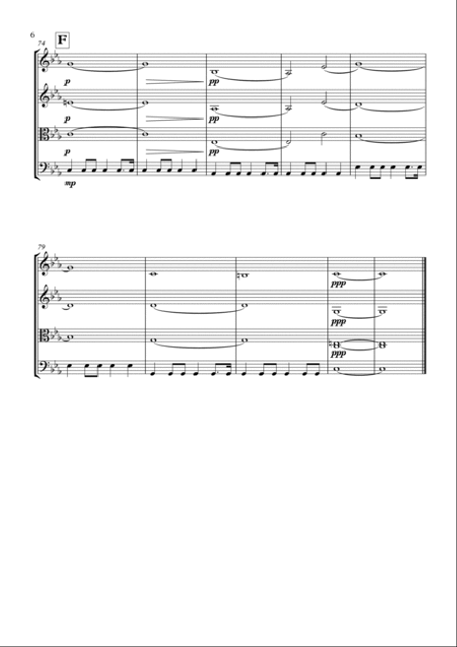 Crazy Crazy String Quartet scores gallery preview page 6