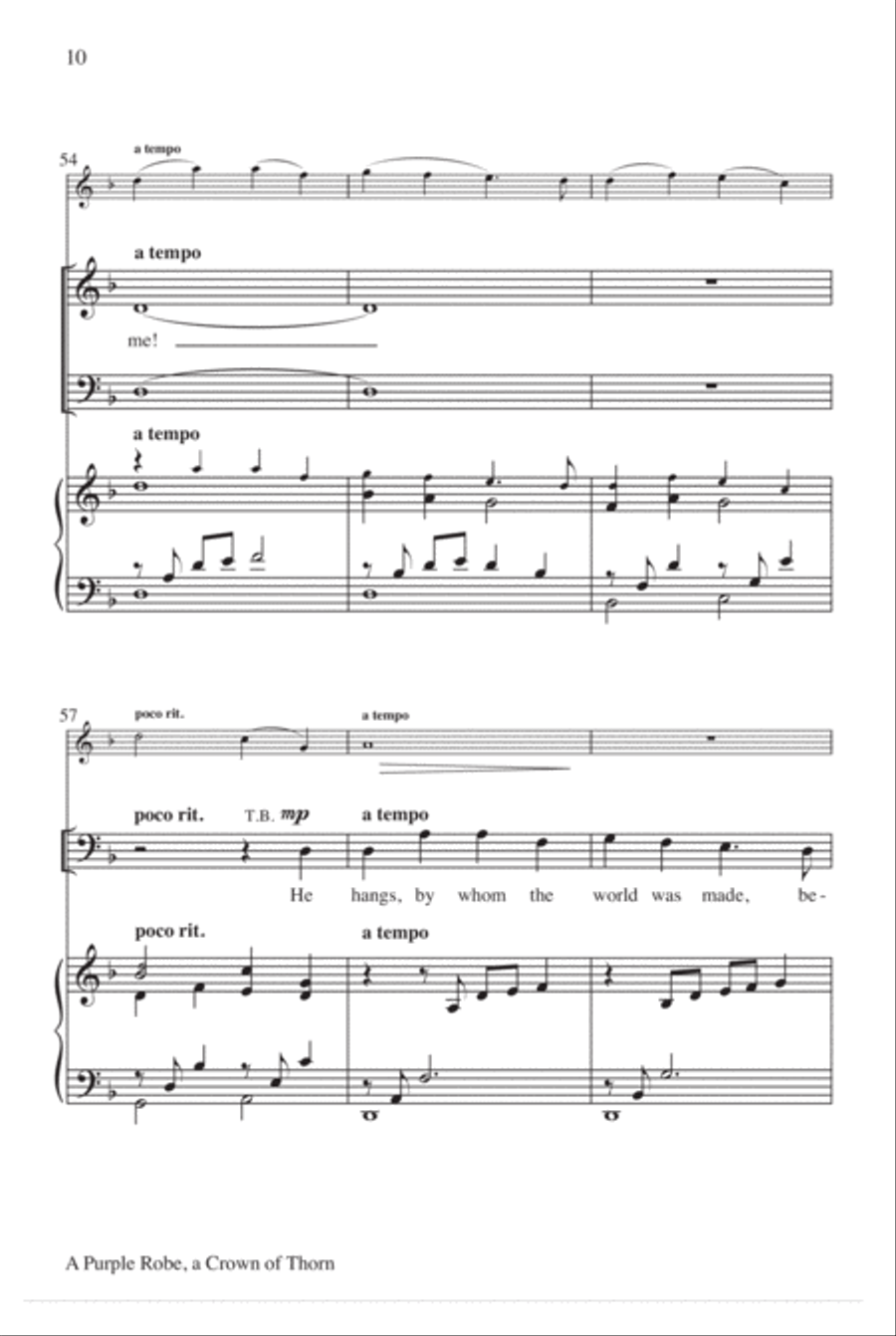 A Purple Robe, a Crown of Thorn 4-Part scores gallery preview page 11