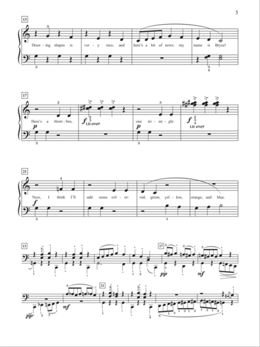 Shapes Are Nice Shapes Are Nice Piano Solo scores gallery preview page 2