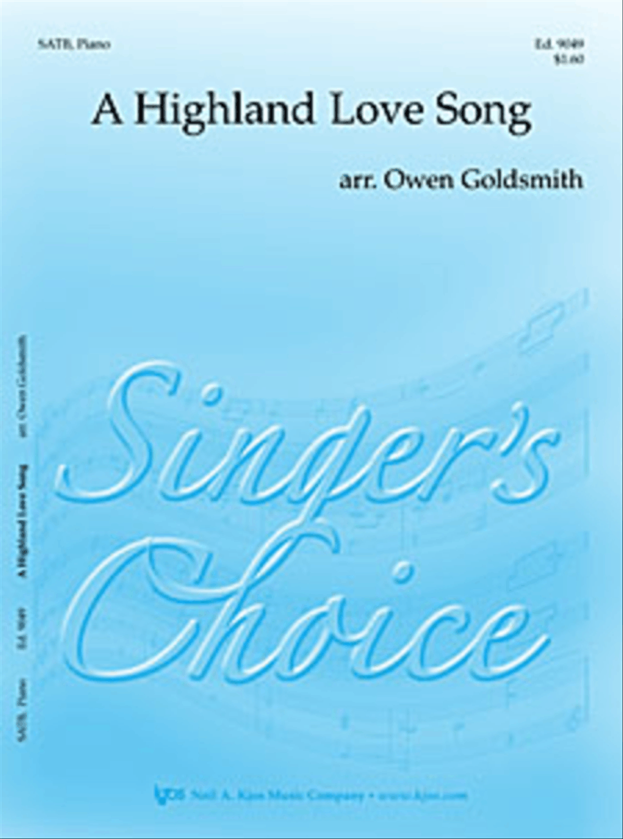 A Highland Love Song A Highland Love Song 4-Part scores gallery preview page 1