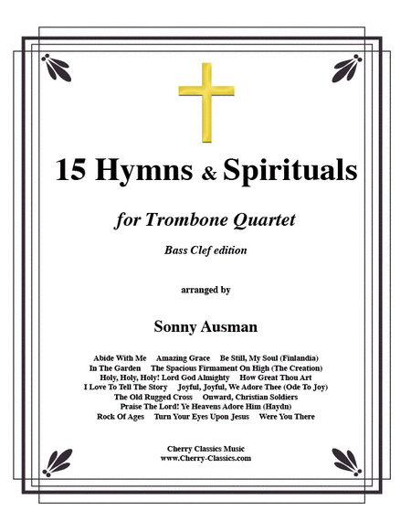 15 Hymns and Spirituals-Bass clef edition