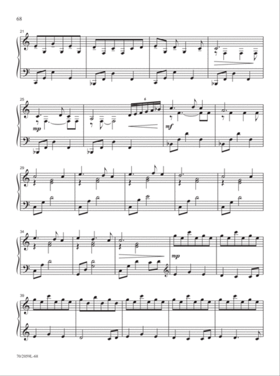 The Church Pianist's Library, Vol. 21 Piano Solo scores gallery preview page 39