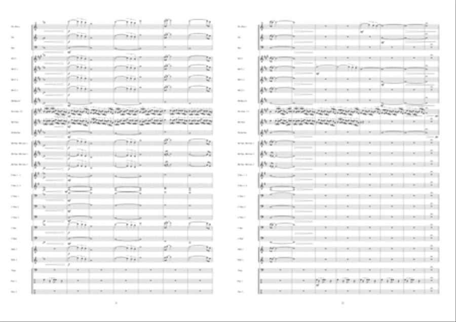 The Last Of The Mohicans Fanfare Band scores gallery preview page 7