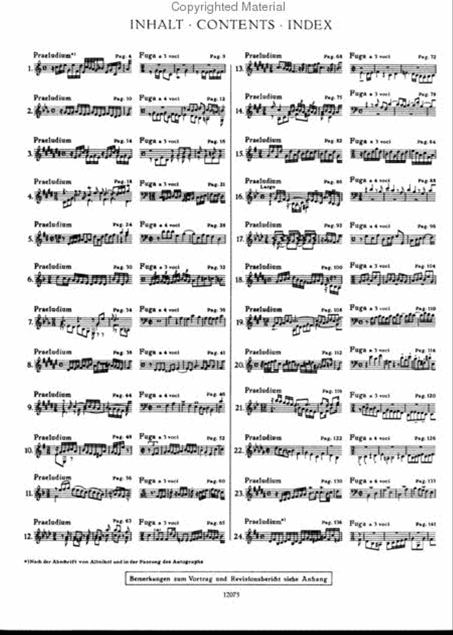 Well-Tempered Clavier - Volume 2 Harpsichord scores gallery preview page 2