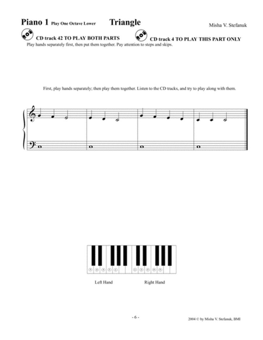 Jazz Piano Duets for the Young Beginner