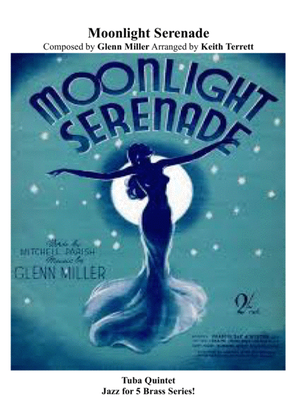 Book cover for Moonlight Serenade for Tuba Quintet (Jazz for 5 Series)