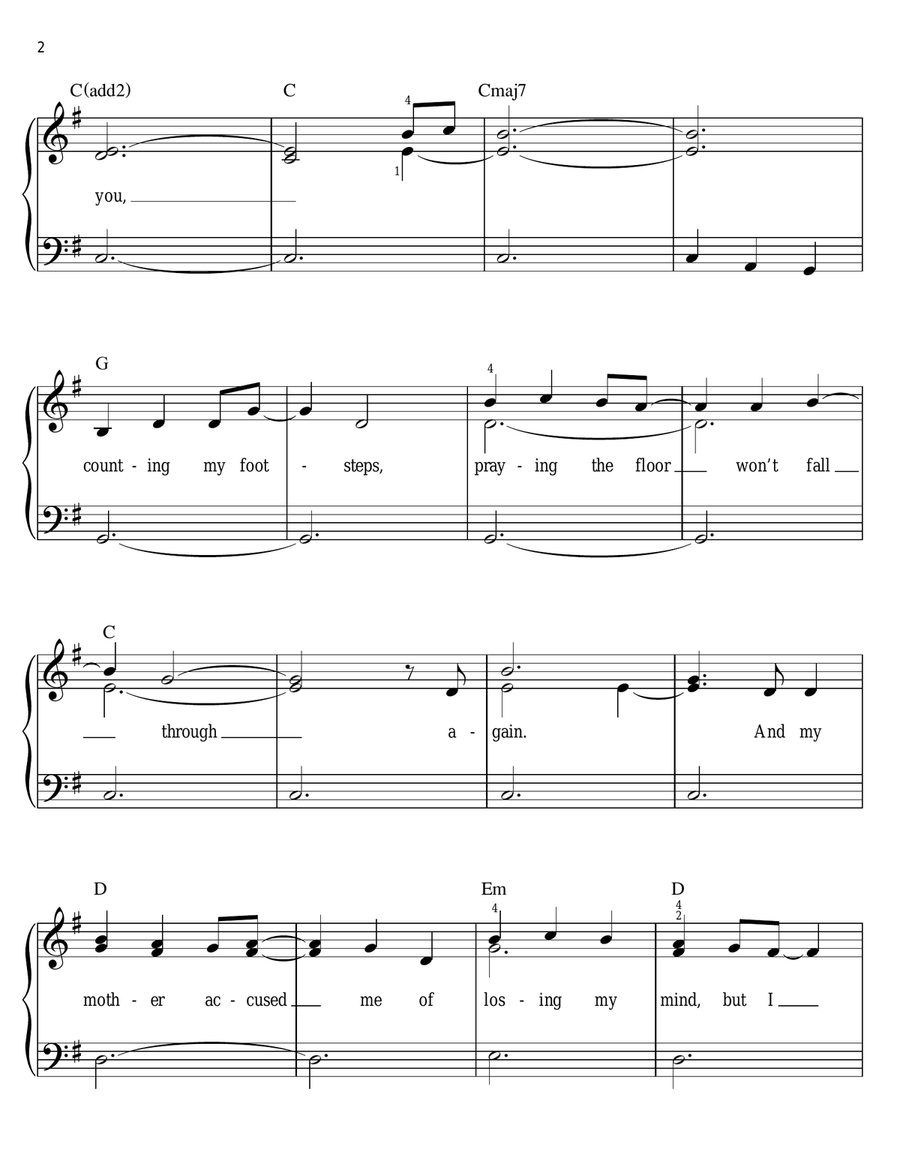 Dear John Voice scores gallery preview page 2
