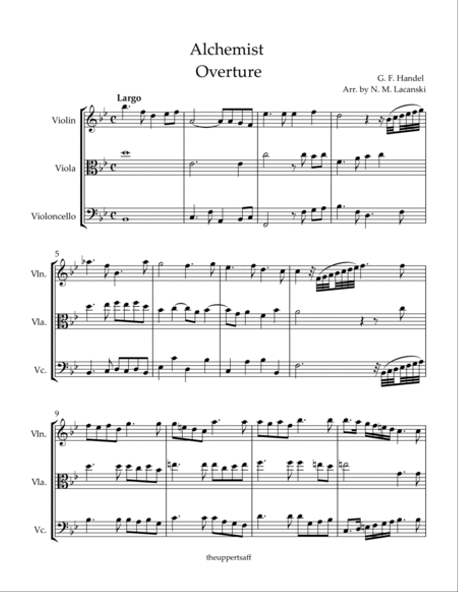 Alchemist Overture String Trio scores gallery preview page 2