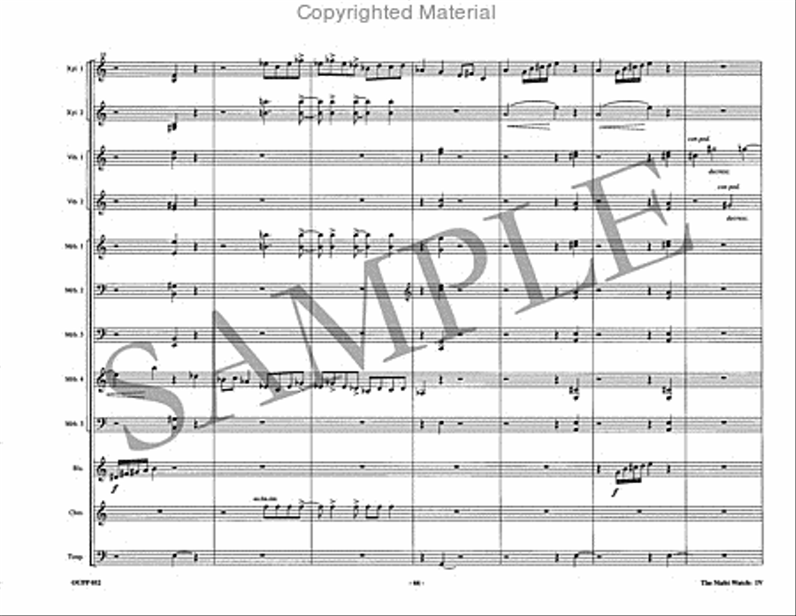 The Night Watch Percussion Ensemble scores gallery preview page 21