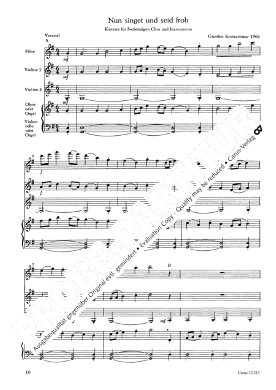 Four Christmas Concerts (Vier Weihnachtskonzerte) Score scores gallery preview page 11