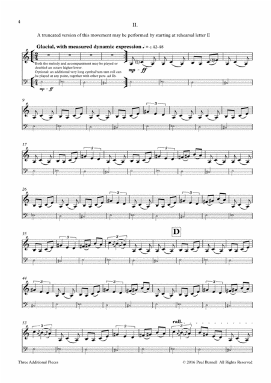 Three Additional Pieces Small Ensemble scores gallery preview page 4