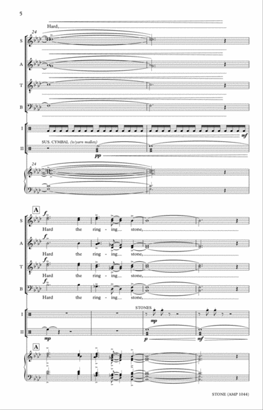 Stone Stone 4-Part scores gallery preview page 5