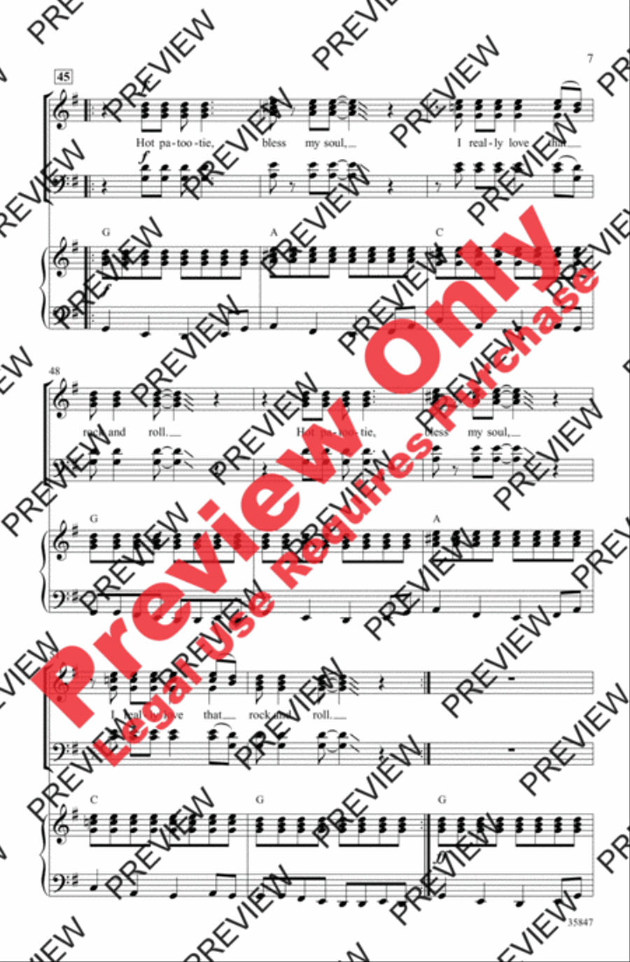 Whatever Happened to Saturday Night 4-Part scores gallery preview page 7