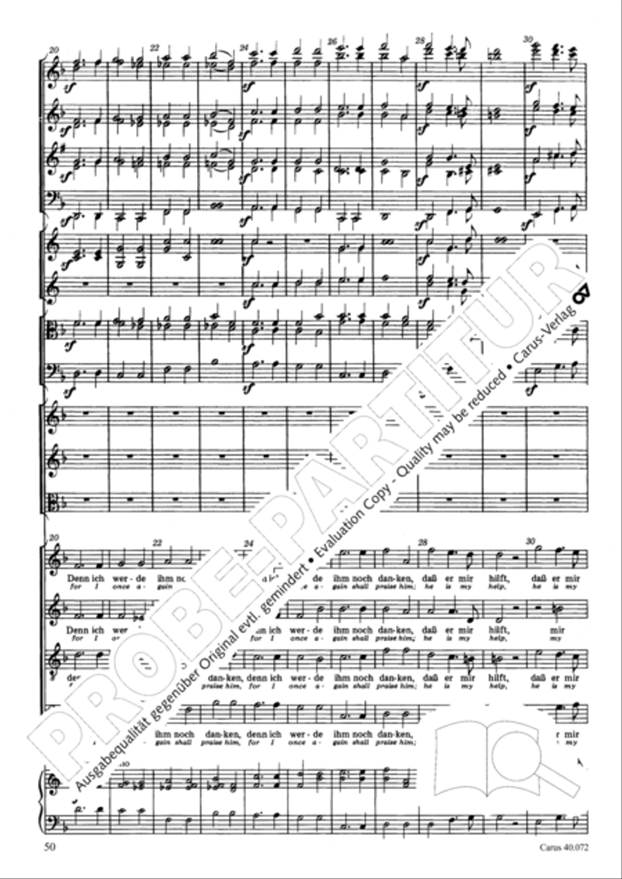 Psalm 42 Psalm 42 4-Part scores gallery preview page 50