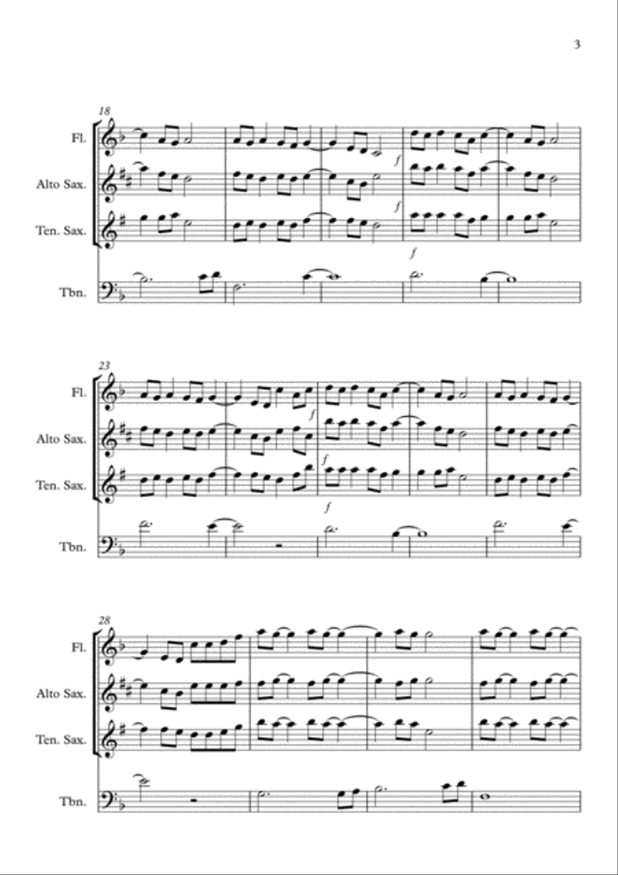 Paradise Small Ensemble scores gallery preview page 3