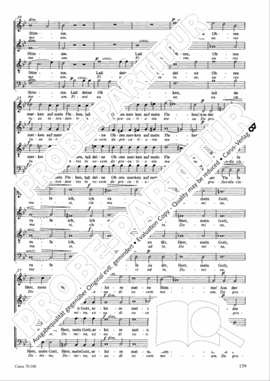 Geistliches Chorbuch der Romantik Choir scores gallery preview page 160