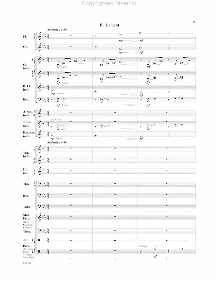 Trilogy Trilogy Concert Band scores gallery preview page 16
