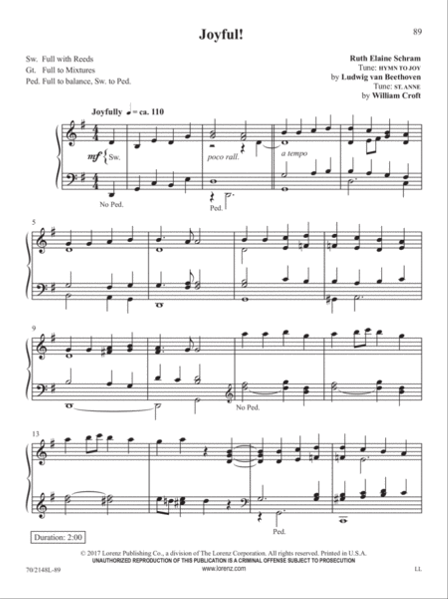 Easy Organ Library, Vol. 64 Organ Solo scores gallery preview page 30