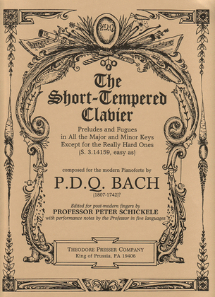 Book cover for The Short-Tempered Clavier