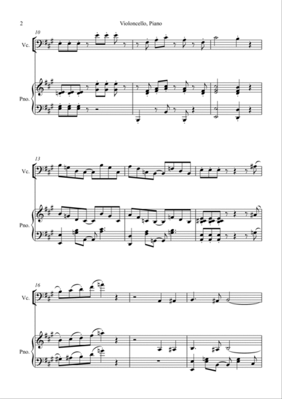Mii Channel Theme Piano scores gallery preview page 2