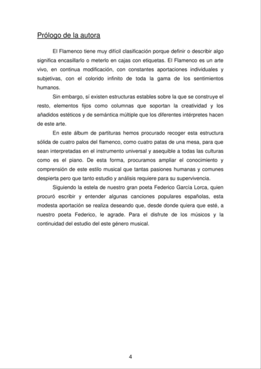Cuatro palos del Flamenco para Piano Piano Solo scores gallery preview page 4