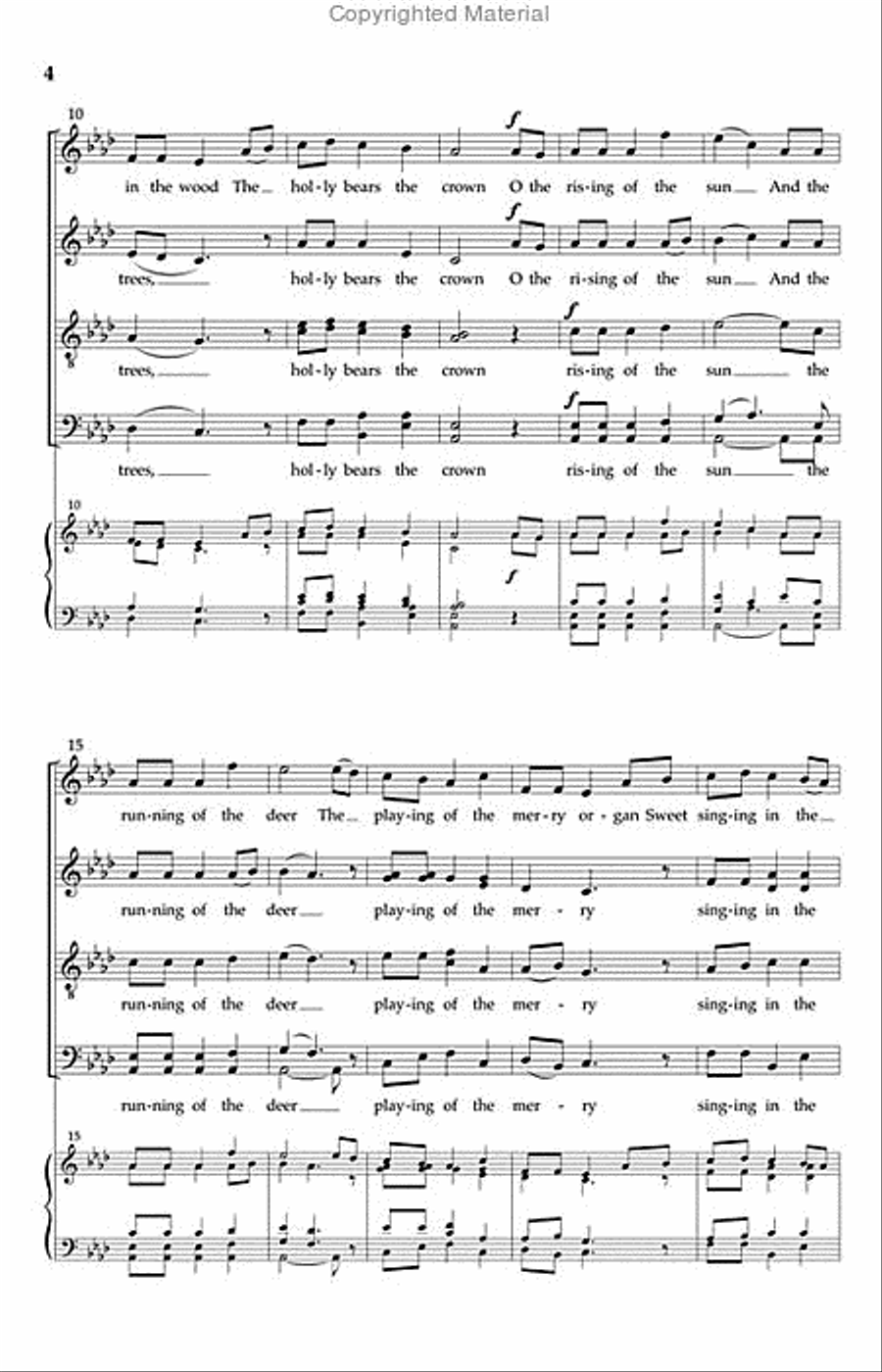The Holly and the Ivy The Holly and the Ivy Divisi scores gallery preview page 3