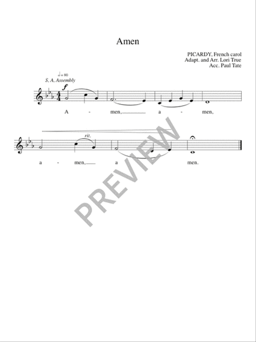 Mass of Mercy - Presider edition Mass scores gallery preview page 8