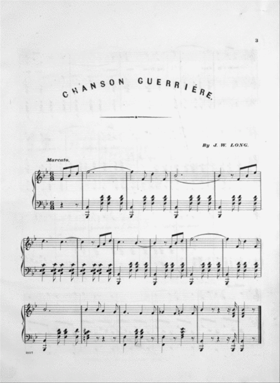 Chanson Guerriere Voice scores gallery preview page 2