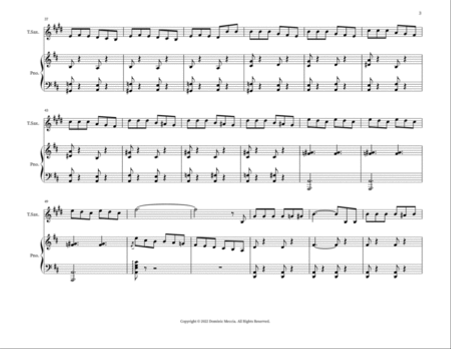 My Name Is John Wellington Wells Woodwind Duet scores gallery preview page 3
