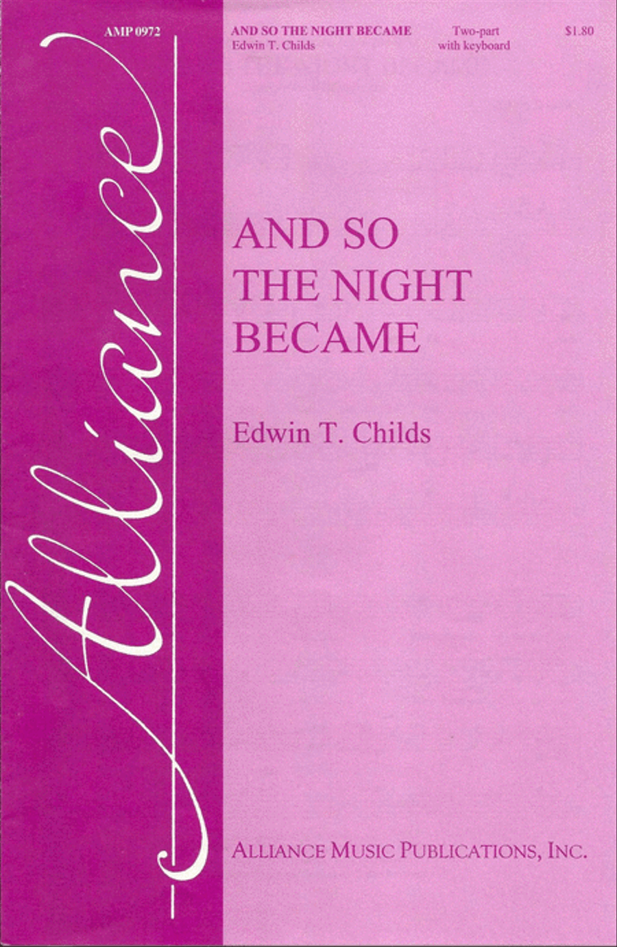 And So the Night Became And So the Night Became 2-Part scores gallery preview page 1