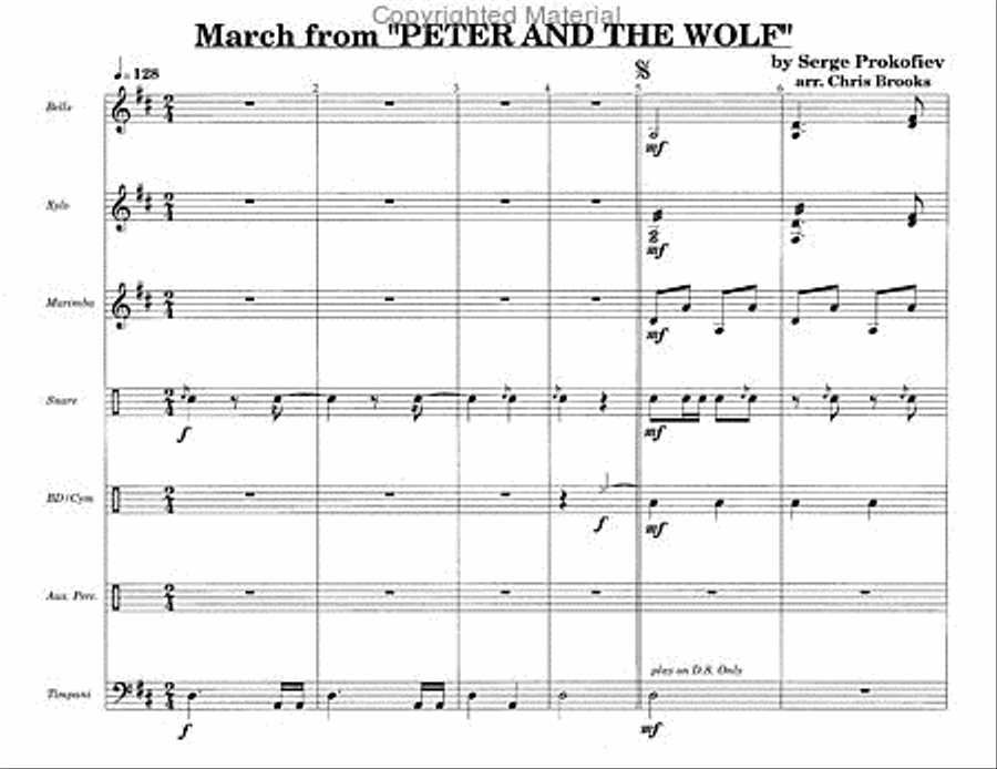 March from "Peter and the Wolf" image number null