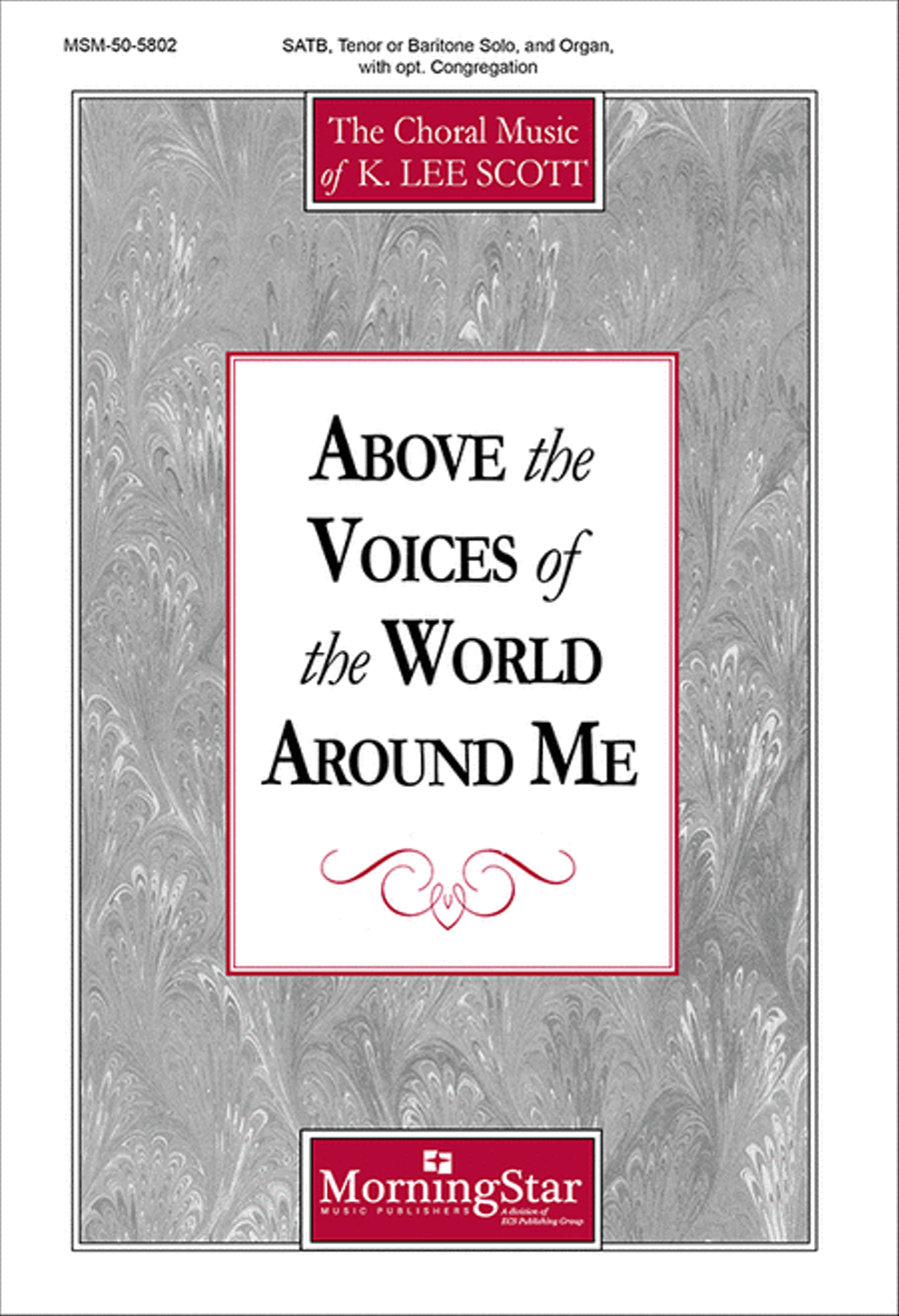 Above the Voices of the World Around Me 4-Part scores gallery preview page 1