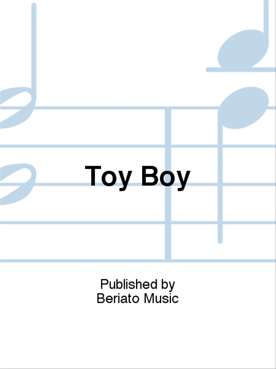 Toy Boy Piano, Vocal, Guitar scores gallery preview page 1