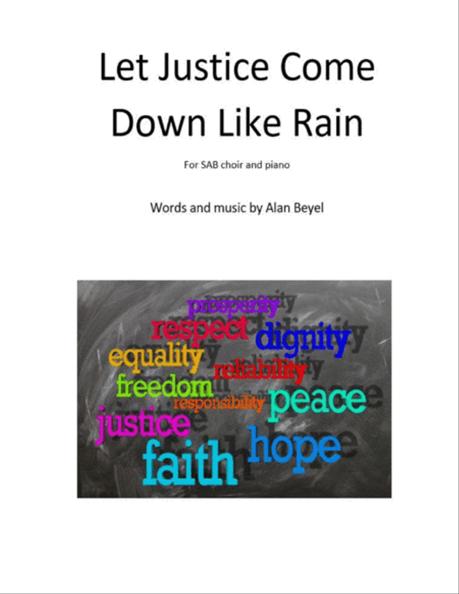 Let Justice Come Down Like Rain 3-Part scores gallery preview page 1
