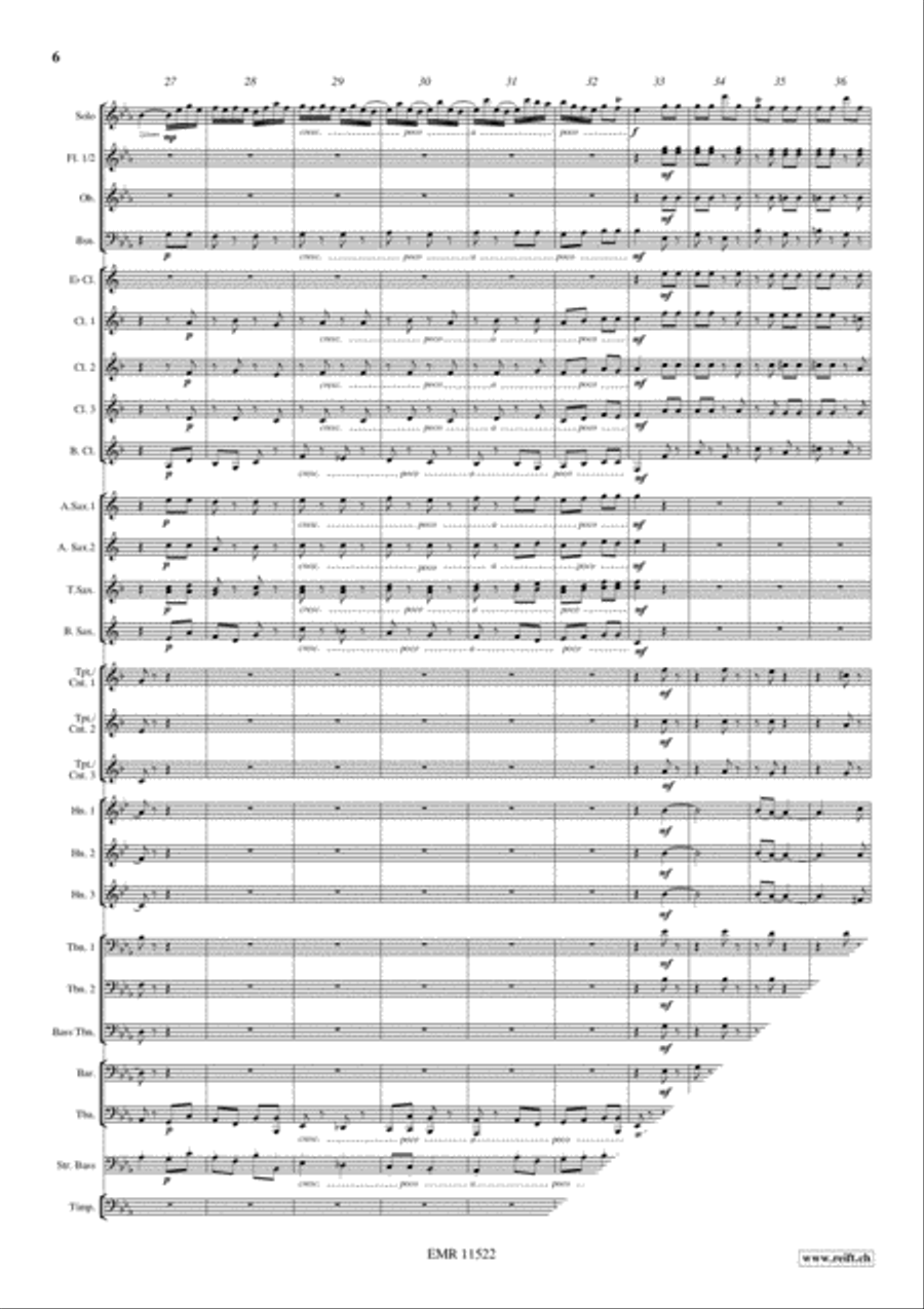 Badinerie Concert Band scores gallery preview page 7