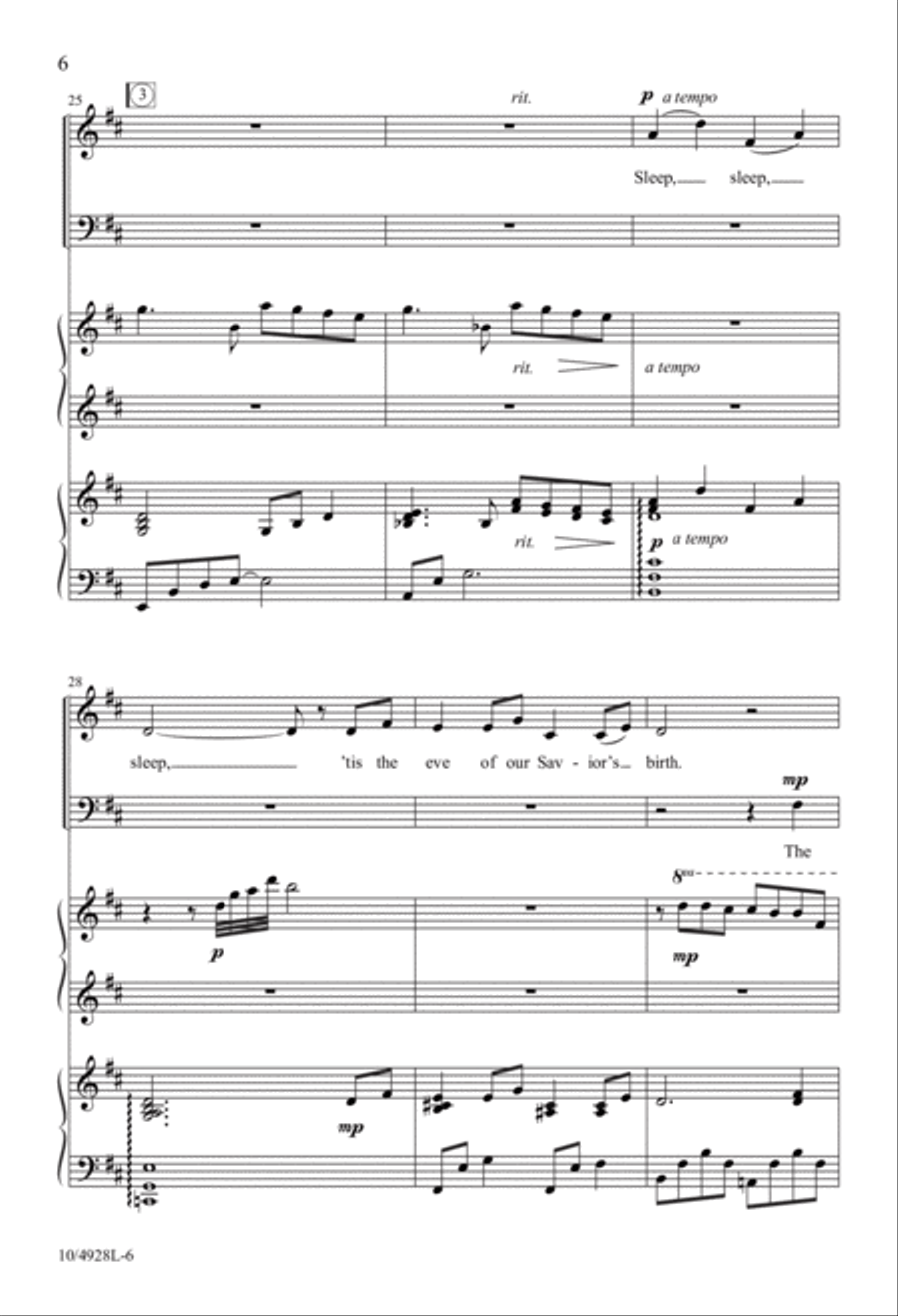 Still, Still, Still 4-Part scores gallery preview page 6